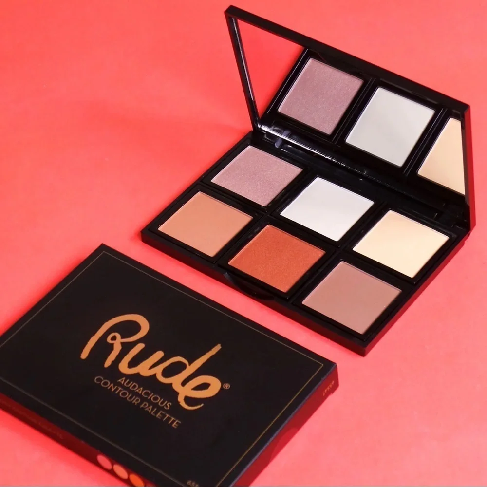 RUDE Audacious 6-Shade Contour Palette NIB